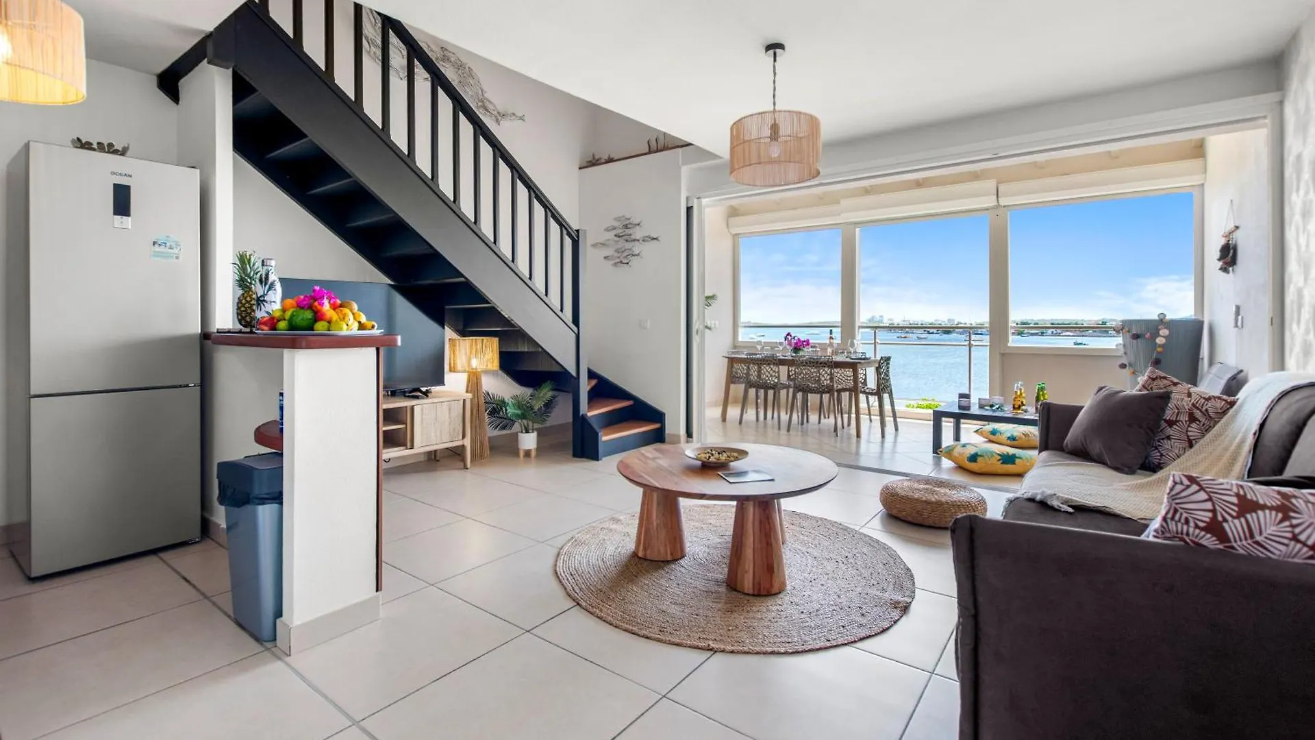 Vue Lagon Et Sunset Appart Duplex 6A7 P Tout Neuf Saint Martin 0*,  Sint Maarten/Saint Martin