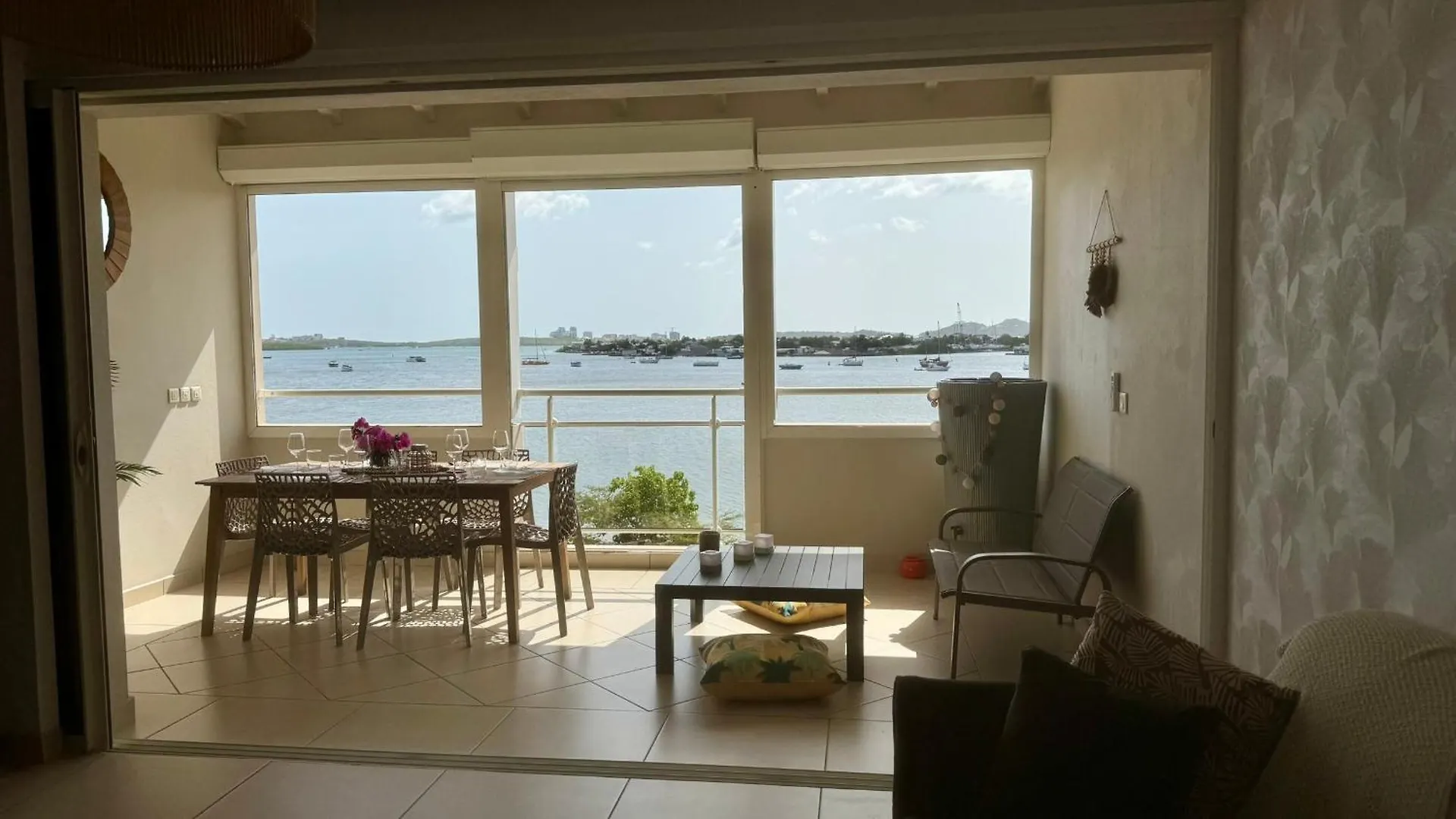 Vue Lagon Et Sunset Appart Duplex 6A7 P Tout Neuf Saint Martin Apartmán