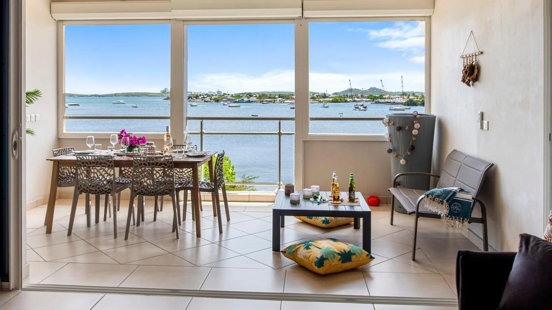 Vue Lagon Et Sunset Appart Duplex 6A7 P Tout Neuf Saint Martin Apartmán