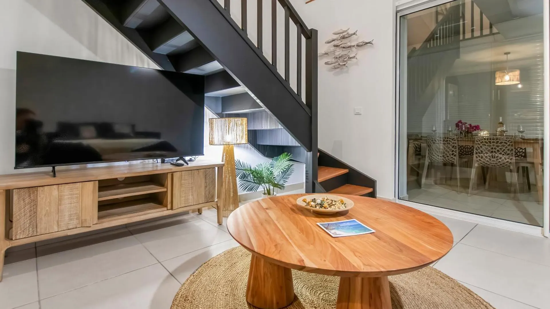 Vue Lagon Et Sunset Appart Duplex 6A7 P Tout Neuf Saint Martin 0*,